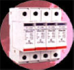 Din rail surge protectors for AC power line 