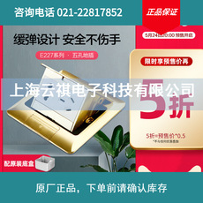 【618预售】施耐德弹起弹出式插座(带阻尼) 防护E227地插